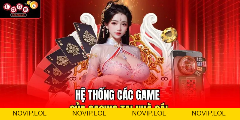 Live Casino Lode88 – Trải Nghiệm Sòng Bài Trực Tuyến Đỉnh Cao - Novip