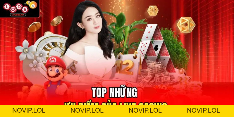 Live Casino Lode88 – Trải Nghiệm Sòng Bài Trực Tuyến Đỉnh Cao - Novip